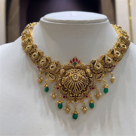 CMR 21.29gms NECKLACE 22K Nakshi – BangaruRani