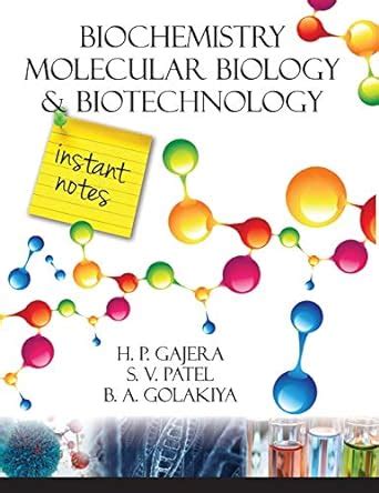 Buy Biochemistry Molecular Biology and Biotechnology: Instant Notes ...