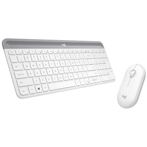 Logitech MK470 Slim Wireless Keyboard and Mouse Combo (White) - JB Hi-Fi