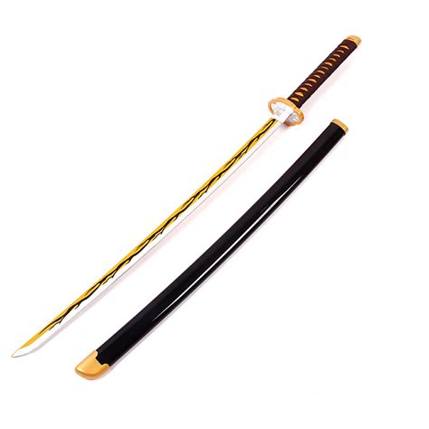 Bamboo Demon Slayer Anime Sword 41inch Rengoku Sword Tanjiro Sword ...