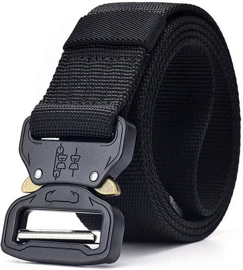 Buy THE DDS STORE Tactical Belts for Men Military Style Work Hiking ...