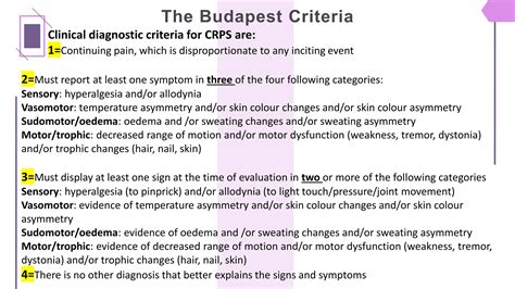 Budapest Criteria Of Crps