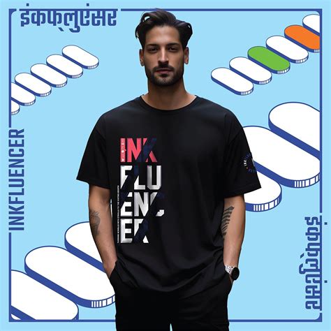 Empower the Polls Black Relaxed Fit Tee: Be an INKfluencer Edition– A47