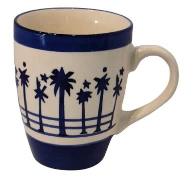 Buy MARK Industries Ceramic Hand Painted Microwave Safe Large Coffee ...