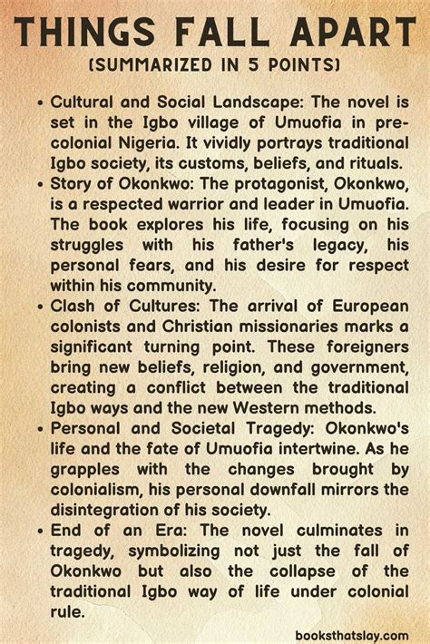 Things Fall Apart Summary and Key Themes