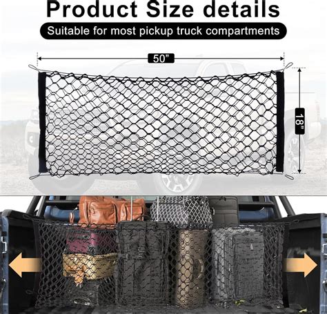 Amiss Truck Bed Cargo Net Stretchable, Adjustable India | Ubuy