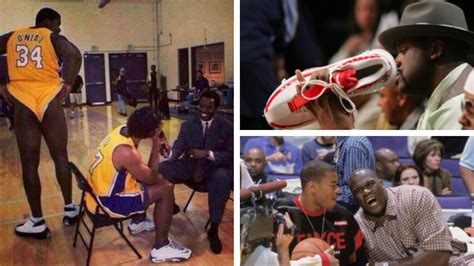 Shaquille Oneal En Sus Zapatos 49.593 Shaquille O Neal Shoes Size
