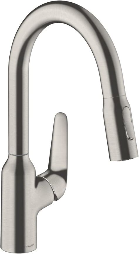 Buy hansgrohe Focus N Prep Kitchen Faucet 1-Handle 14-inch Tall Pull ...