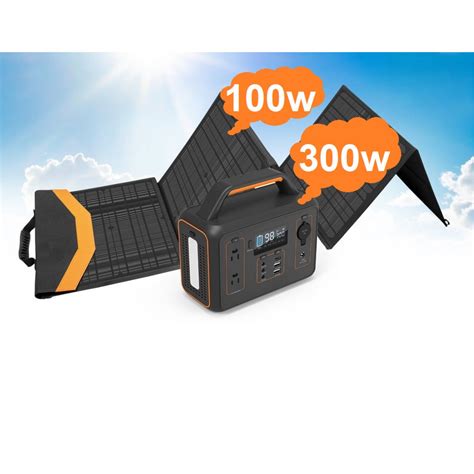 BRIDNA 300W (Пик 600Вт) + солнечная панель 100W портативный солнечный ...