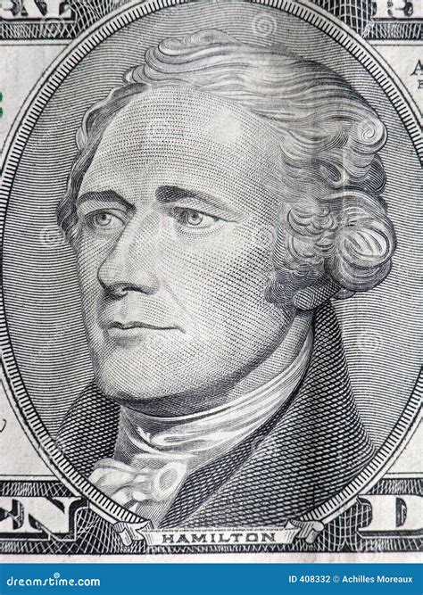 President Hamilton stock photo. Image of finance, horizontal - 408332