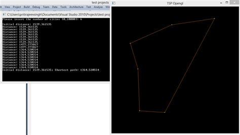 OpenGL Projects: Simple Travelling Salesman Problem (TSP) OpenGL ...