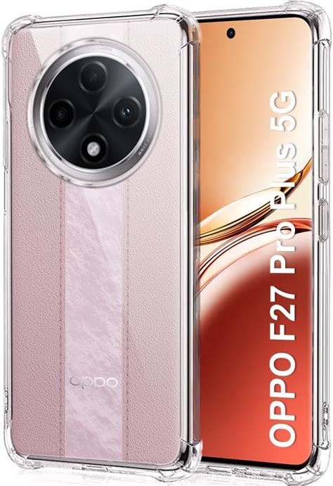 TheGiftKart Transparent Crystal Clear Back Cover Case for Oppo F27 Pro ...