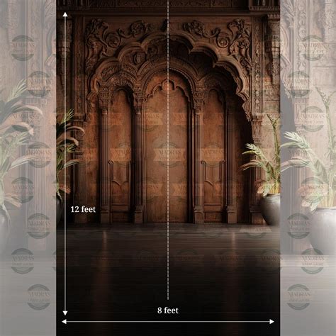 Royal Court - Printed Backdrop - Fabric - 8 by 12 Feet – Madras Prop Store