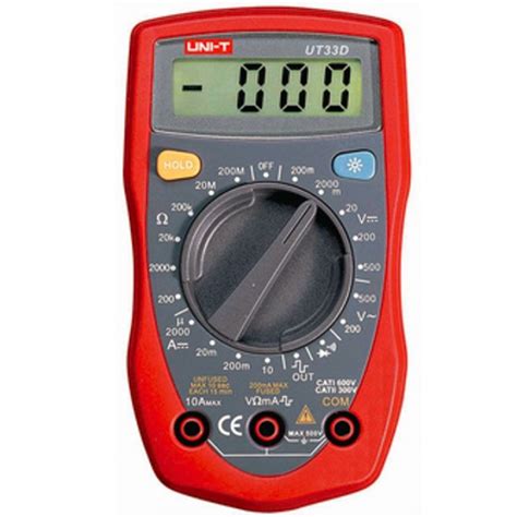 UNI-T UT33D (Original) Palm Size Multimeter buy online at Best Price ...