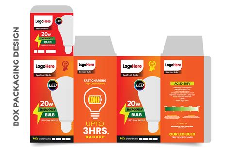 Image result for LED Bulb Box Design AI Files