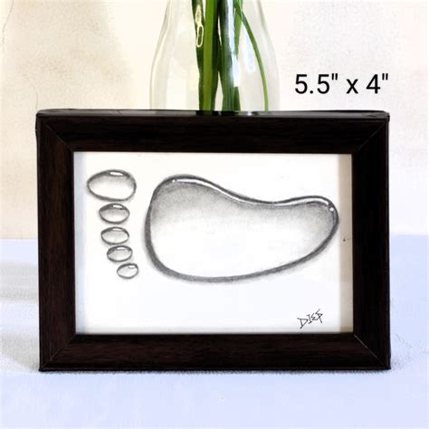 Foot Print – Pencil Sketch Footprint Art on Paper by Artist Dimpana | 5 ...
