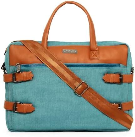 VOYAGER PARIS Theo Briefcase Bag for Men & Women | Vegan Leather Laptop ...