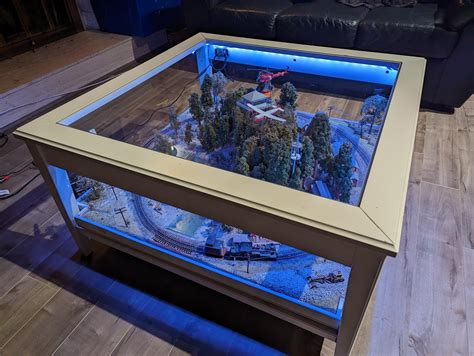 Liatorp coffee Table/train set. : r/ikeahacks