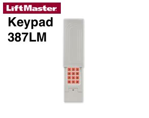Image result for Program 387LM Lift Master Keypad Keyless Entry