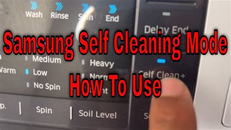 Image result for Samsung Washing Machine Self-Clean Mode