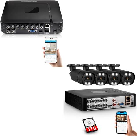 Amazon.com : TOWODE 1080P 8CH H.265+ DVR Surveillance Video Recorders ...