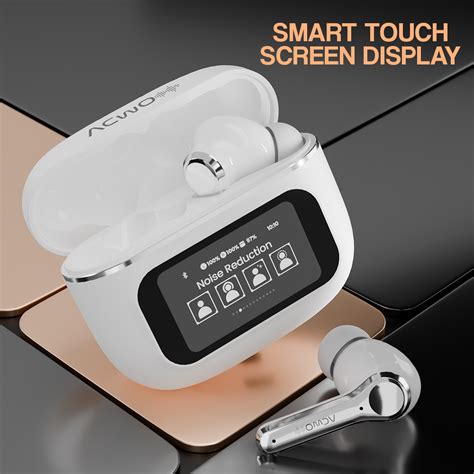 DwOTS Touch Screen TWS Display Earbuds | ANC and ENC | Find My Earbuds ...
