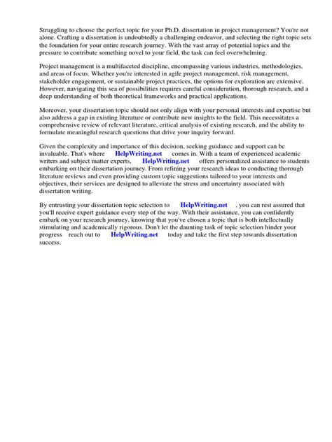 Dissertation Topics in Project Management 的图像结果