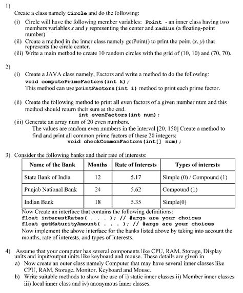 Image result for Java Program Questions