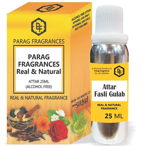 Parag Fragrances 25ml Fasli Gulab Attar With Fancy Empty Bottle ...
