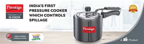 Buy Prestige 3L Nakshatra Duo Plus Svachh Hard Anodised Inner Lid ...