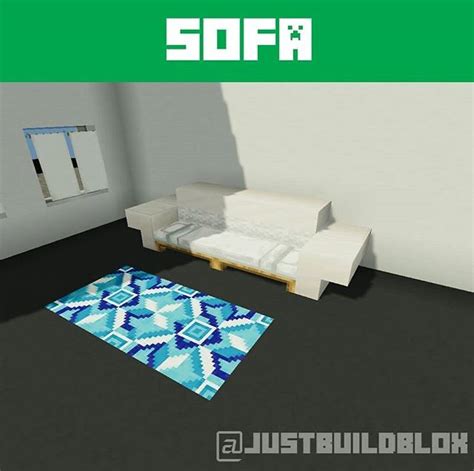 Image result for Minecraft Sofa Tutorial