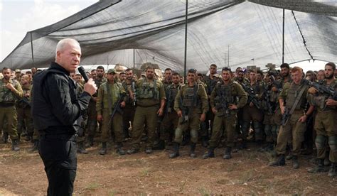 Israel defence minister hints at ground invasion, tells troops 'will ...