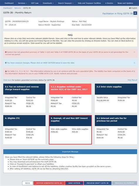 Image result for GST 3B Filing Tutorial