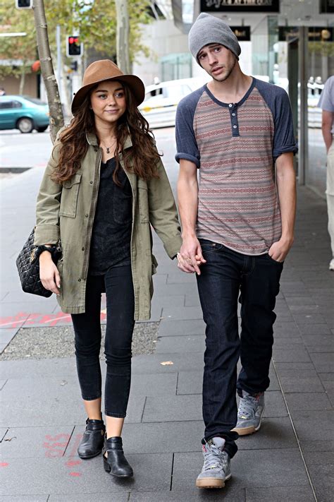 SARAH HYLAND and Matt Prokop Out in Sydney – HawtCelebs