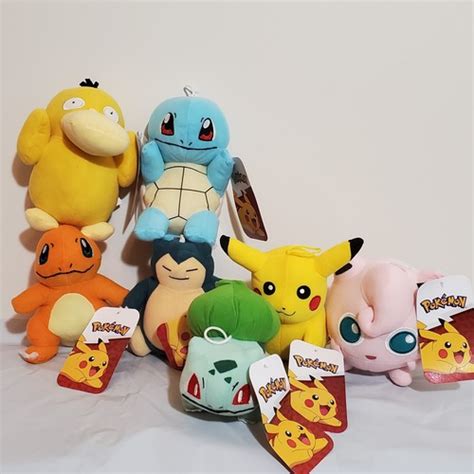 Buy Pokemon Pikachu Squirtle Charmander Bulbasaur Plush Stuffed Animal ...
