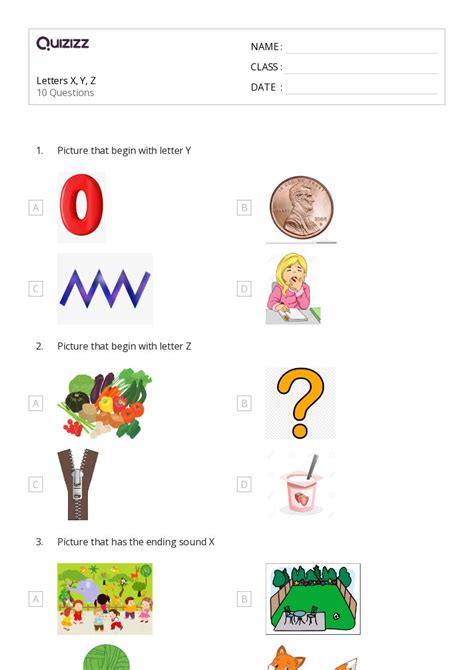 50+ The Letter Z worksheets for Kindergarten on Quizizz | Free & Printable
