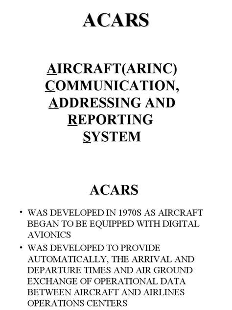 Image result for ACARS Messages