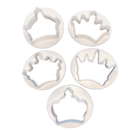5pc Crown Multi Cutters Fondant Tool – Arife.Aesthetics