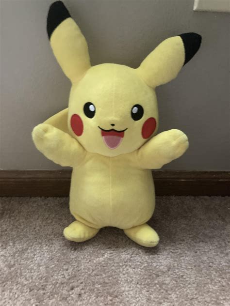 My two Pikachu stuffed animals : r/pikachu