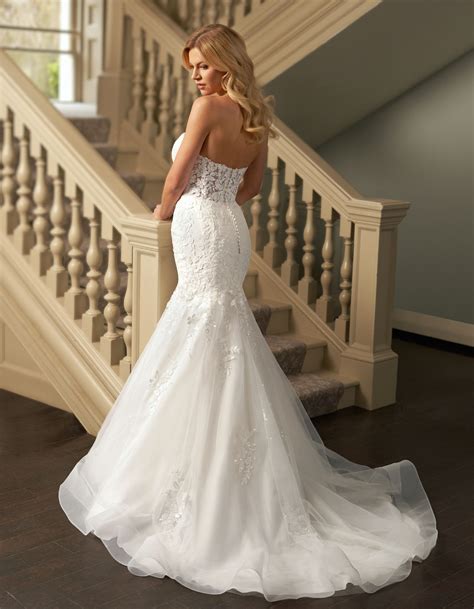 Very Low Back Mermaid Wedding Dress Backless Wedding Dresses & Low