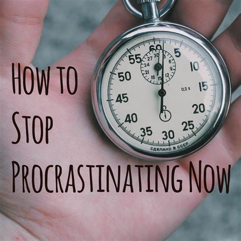 Image result for stop procrastinating