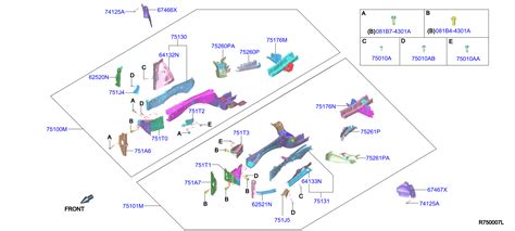 Nissan Pathfinder Frame Side Member (Left, Front) - G5181-6SAMA | Murfreesboro Nissan ...