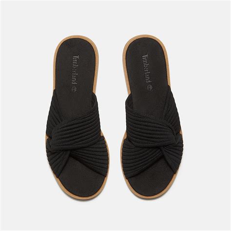 Calista Bay Slide Sandal for Women in Black