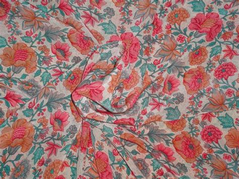 pure silk CDC crepe printed fabric 16 mm weight b2#101[nv]2 – The ...