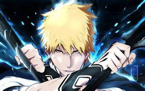 Kurosaki Ichigo Bleach View Weapon Matte finish Poster Paper Print ...