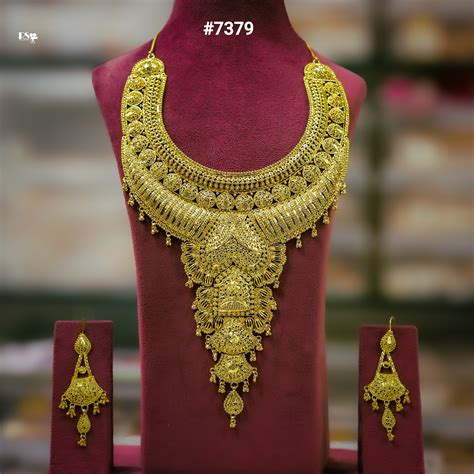 Gold Plated LONG NECKLACE 1 Gram Gold Plated Jewellery PMJ Model No ...