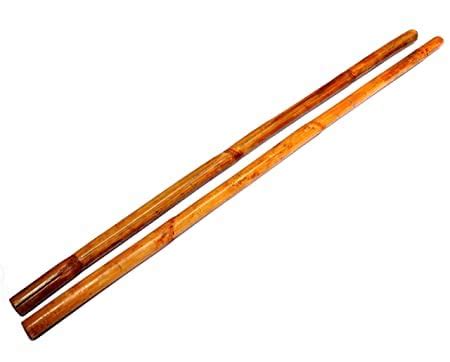 F&B 3 feet Rattan Cane Escrima Stick,Kali Stick,Yoga polestick (2 pcs ...