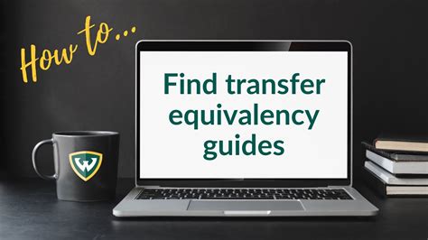 How to find transfer equivalency guides - YouTube