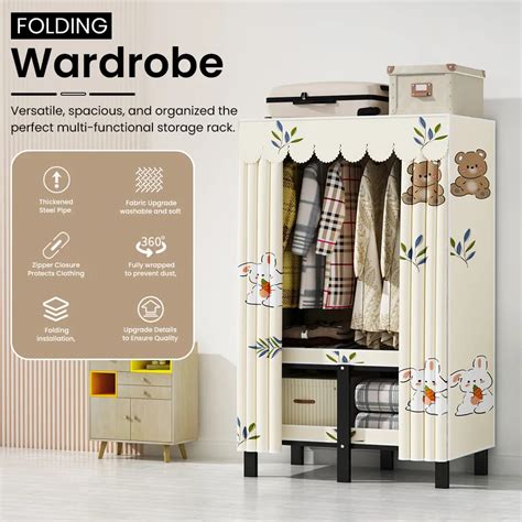 Trendy Wardrobe for Kids with Folding Installation - Buy Now