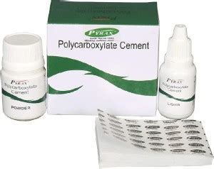 pyrax Polycarboxylate Dental Filling cement (1 x 30g powder jar, 1 x ...